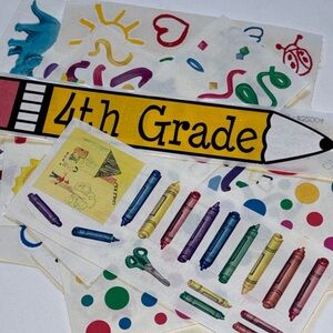Creative Memories School Days Stickers 1990s 2000’s Y2K creative memories stick